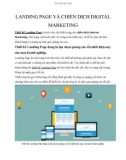 Landing page và chiến dịch Digital Marketing