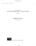 Ebook Econometric analysis (Fifth edition): Part 1