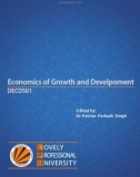 Ebook Economics of growth and development: Part 1 - Dr. Pavitar Parkash Singh