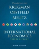 Ebook International economics: Theory and policy (9th edition): Part 1