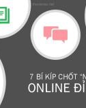 Bài giảng 7 bí kíp chốt nghìn đơn online đỉnh cao