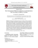 How generational differences influence leadership styles: The case study of SMEs in Vietnam