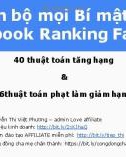 Bài giảng 40 thuật toán tăng hạng và 16 thuật toán phạt làm giảm hạng