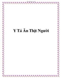 Truyện kinh dị: Y Tá Ăn Thịt Người