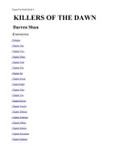 Killers of the dawn