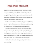 Phán Quan Mặt Xanh