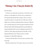 Những Câu Chuyện Kinh Dị