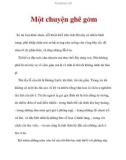 Truyện ma Một chuyện ghê gớm