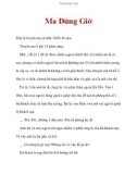 Ma Đúng Giờ