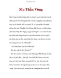 Ma Thần Vòng