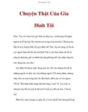 Chuyện Thật Của Gia Đình Tôi