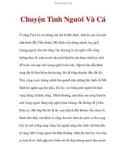 Chuyện Tình Người Và Cá