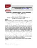 Performance of domestic investment in Tanzania: An empirical analysis over the 1980 – 2020 period