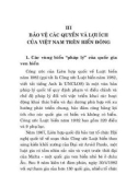 Phát triển bền vững kinh tế biển Việt Nam và chiến lược bảo vệ chủ quyền biển, đảo: Phần 2