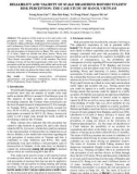 Reliability and validity of scale measuring motorcyclists' risk perception: The case study of Hanoi, Vietnam