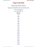 Hàn Mai Kim Kiếm - Ngọa Long Sinh