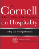 Ebook The Cornell School of Hotel Administration on hospitality: Cutting edge thinking and practice - Part 1