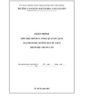 Giáo trình Tổng quan du lịch (Nghề: Hướng dẫn du lịch - Trung cấp) - Trường CĐ Bách khoa Nam Sài Gòn