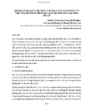 Mối quan hệ giữa tri thức văn hoá của người dân và việc ủng hộ phát triển du lịch địa phương tại Ninh Thuận