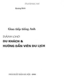 Rèn luyện kỹ năng giao tiếp tiếng Anh trong lĩnh vực du lịch: Phần 1