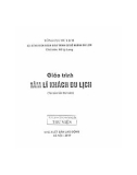 Giáo trình Tâm lý khách du lịch (Tái bản lần thứ năm): Phần 1