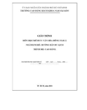 Giáo trình Văn hóa Đông Nam Á (Nghề: Hướng dẫn du lịch - Cao đẳng): Phần 1 - Trường Cao đẳng Bách khoa Nam Sài Gòn