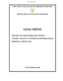 Giáo trình Kỹ năng nhận đặt phòng (Ngành: Quản lý và kinh doanh khách sạn - Trung cấp) - Trường Trung cấp Du lịch và Khách sạn