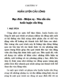 Giáo trình Cầu lông: Phần 2 - Trường Đại học Thể dục Thể thao I