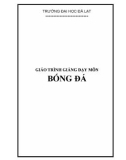 Giáo trình giảng dạy môn Bóng đá