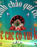 Bài giảng Lĩnh vực phát triển thẩm mỹ - Bài: Hội ngộ những con vật ngộ nghĩnh