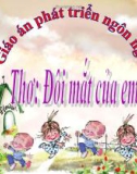 Bài giảng Lĩnh vực phát triển ngôn ngữ - Bài: Thơ 'Đôi mắt của em'