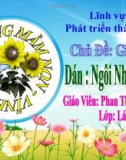 Bài giảng Lĩnh vực phát triển thẩm mỹ - Bài: Dán 'Ngôi nhà của bé'