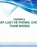 Bài giảng Pháp luật đại cương - Chương 6: Pháp luật về phòng, chống tham nhũng