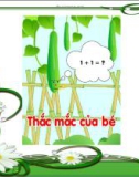 Kể chuyện theo tranh: Thắc mắc của bé