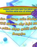 Giáo trình điện tử mầm non: Bé khám phá thế giới động vật