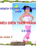 Giáo trình điện tử mầm non: Biểu diễn thời trang