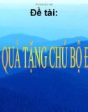 Giáo trình điện tử mầm non: Bé vẽ tặng chú bộ đội