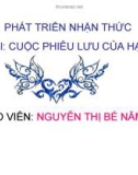 Giáo trình điện tử mầm non: Cuộc phiêu lưu của hạt đỗ