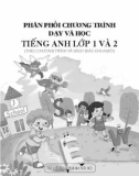 Dạy và học Tiếng Anh lớp 1 và 2 theo phân phối chương trình chuẩn