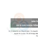 Bài giảng Bản thuyết minh Sách giáo khoa Tiếng Anh lớp 1