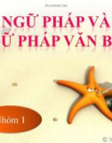 Bài giảng Tiếng Việt tiểu học - Bài: Cụm danh từ