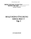 Hoạt động ứng dụng Khoa học 5 – Tập 2