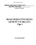 Hoạt động ứng dụng Lịch sử và Địa lí 5 - Tập 1