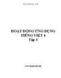 Hoạt động ứng dụng Tiếng Việt 4 - Tập 1