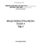 Hoạt động ứng dụng Toán 5 – Tập 2