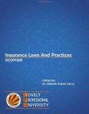 Ebook Insurance Laws and Practices: Part 1 - Dr. Mahesh Kumar sarva