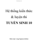 Hệ thống kiến thức và luyện thi tuyển sinh 10 môn tiếng Anh