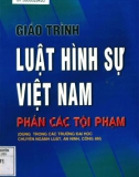 Giáo trình Luật Hình sự Việt Nam (Phần Các tội phạm): Phần 1 - TS. Cao Thị Oanh (Chủ biên)