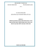 Tài liệu hướng dẫn bồi dưỡng giáo viên phổ thông cốt cán - Mô đun 3: Kiểm tra đánh giá học sinh trung học cơ sở theo hướng phát triển phẩm chất, năng lực trong dạy học môn Giáo dục thể chất