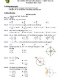 Đề cương ôn tập giữa học kì 1 môn Toán lớp 11 năm 2023-2024 - Trường THPT Việt Đức, Hà Nội